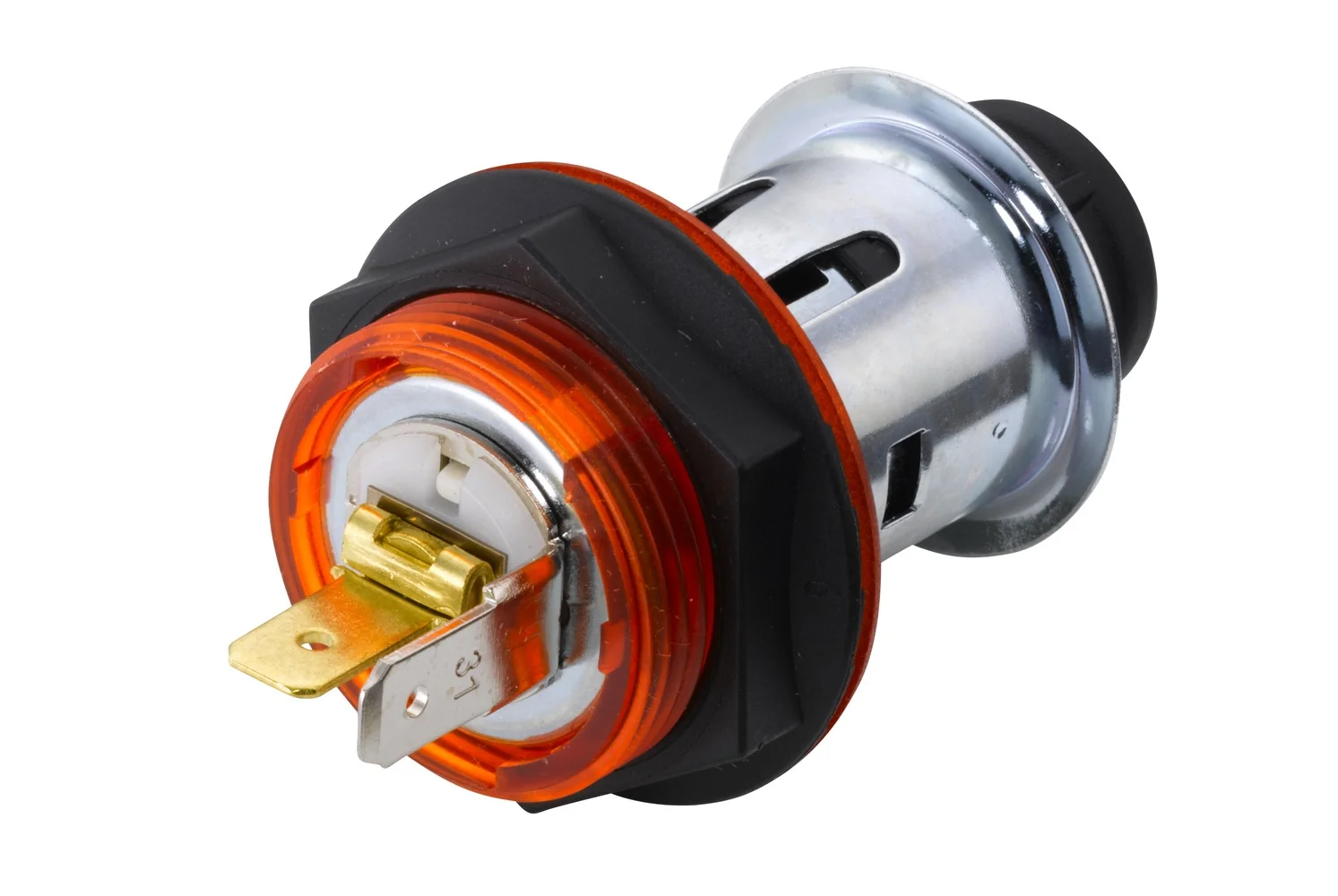 HELLA - 8EZ 008 021-051 - Zigarettenanzünder, 24V, Einbau, Stecker: Flachstecker