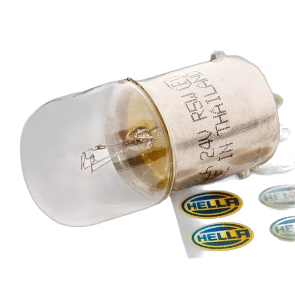 HELLA - 8GA 002 071-333 - Halogen-Glühlampe, R10W, Long Life, 12V, 10W, Menge: 2
