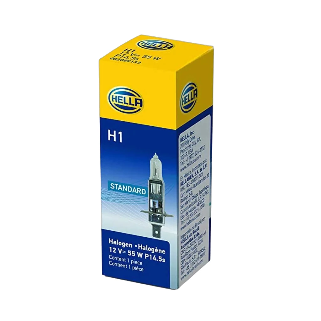 HELLA - 8GH 002 089-133 - Halogen-Glühlampe, H1, Standard, 12V, 55W, Menge: 1