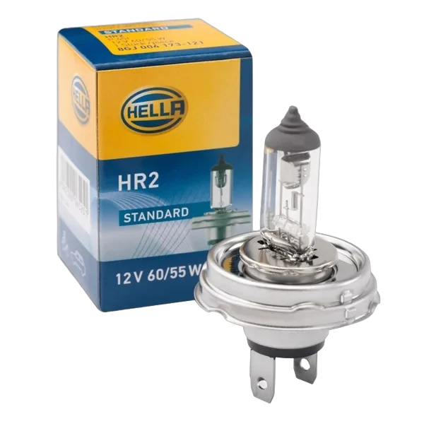 HELLA - 8GJ 007 255-123 - Halogen-Glühlampe, HB2, Standard, 12V, 60/55W, Menge: 1