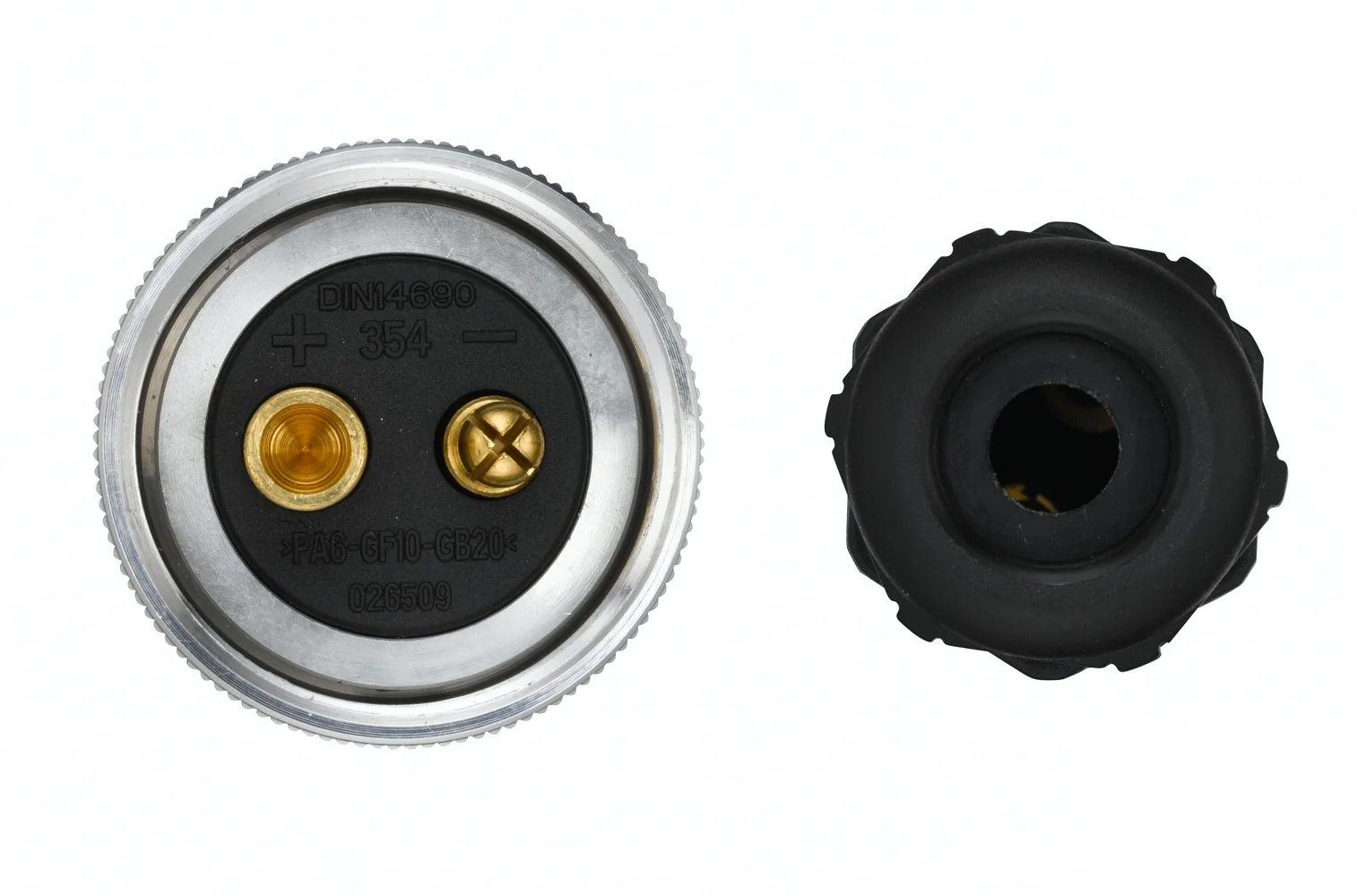 HELLA - 8JA 001 925-001 - Stecker, 2-polig, Stecker: Schraubkontakt, Menge: 1