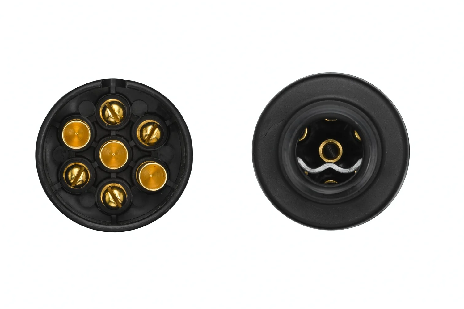 HELLA - 8JA 001 930-001 - Stecker, 12V, 7-polig, Stecker: Schraubkontakt, Menge: 1