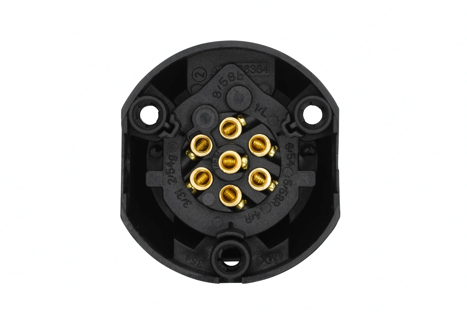 HELLA - 8JB 001 943-001 - Steckdose, 7-polig, Stecker: Schraubkontakt, Menge: 1