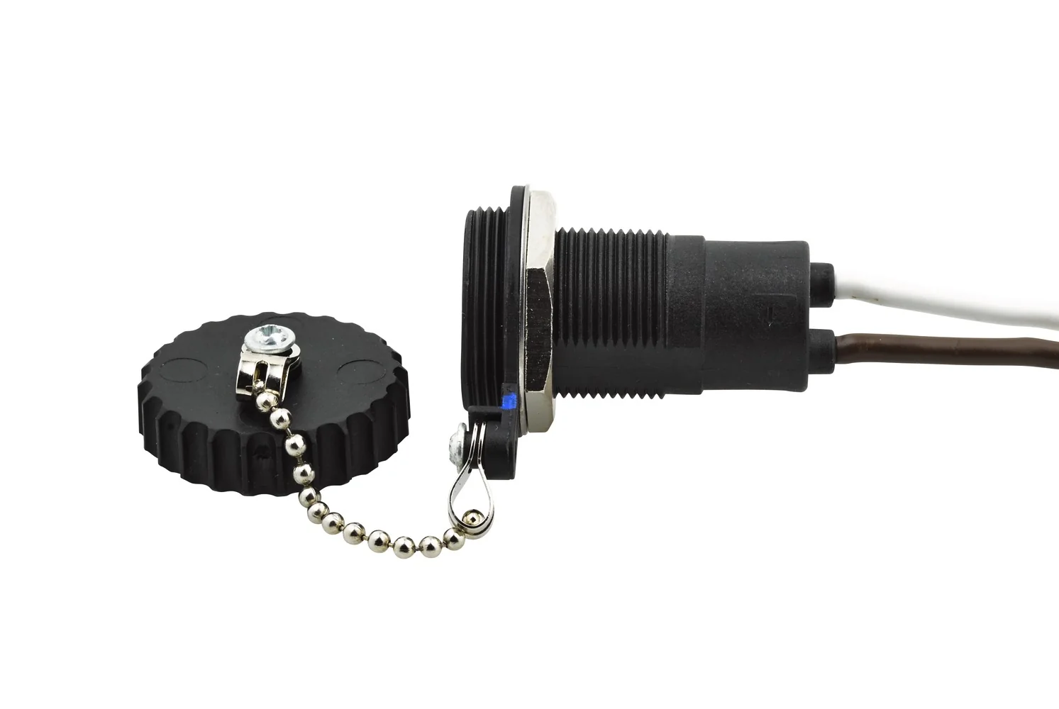 HELLA - 8JB 001 946-101 - Steckdose, 24V, 2-polig, vormontiert, Stecker: Flachstecker, Menge: 1