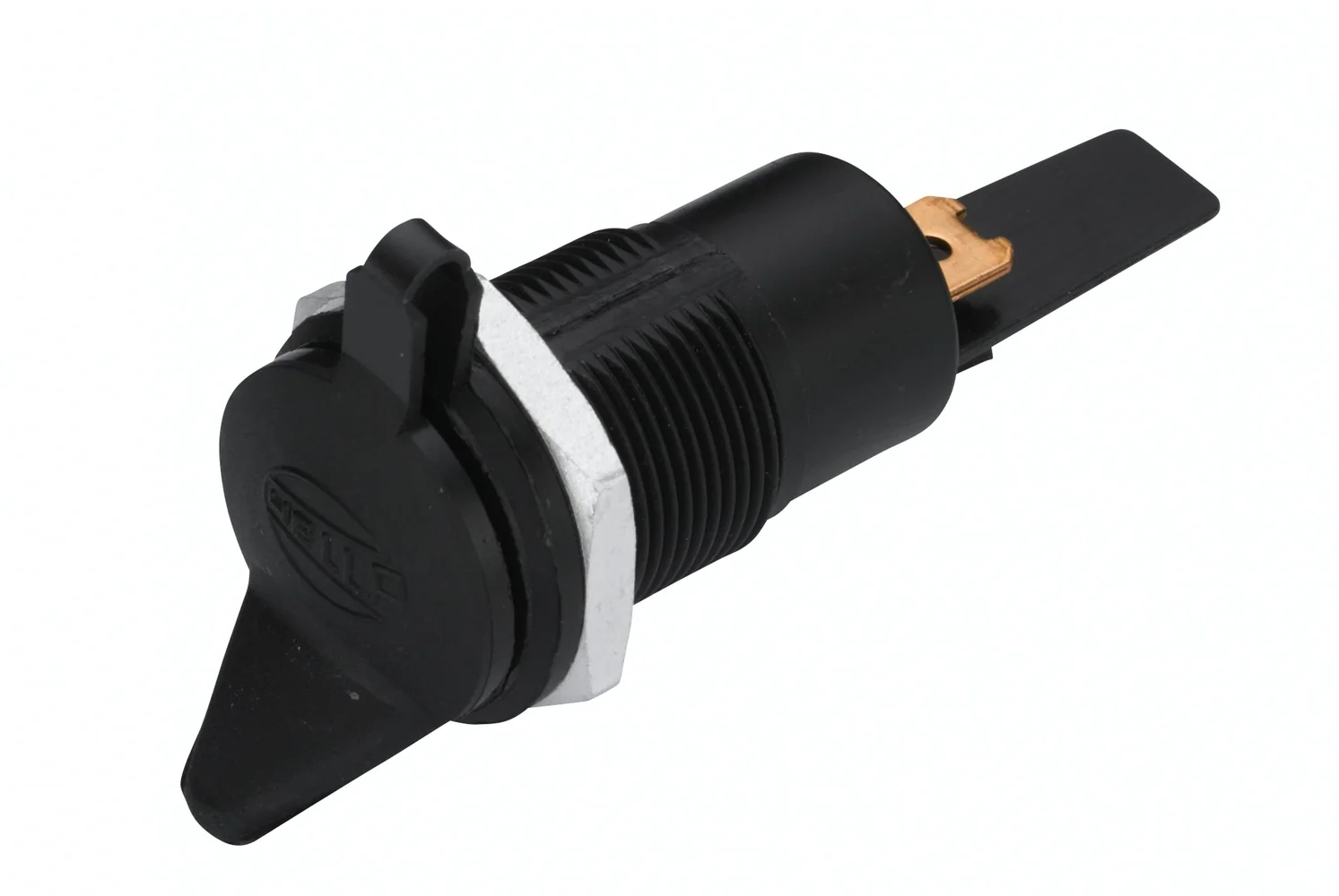 HELLA - 8JB 004 777-001 - Steckdose, 12V, 1-polig, Flachsteckanschluss, Stecker: Flachstecker, Menge: