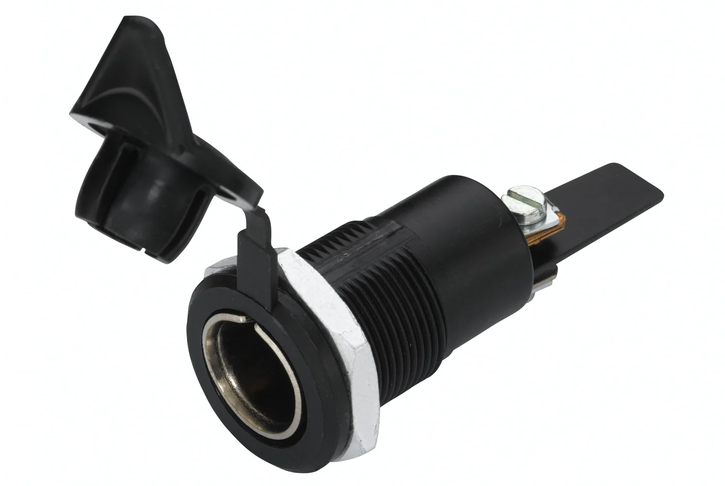 HELLA - 8JB 004 777-011 - Steckdose, 2-polig, Schraubanschluss, Stecker: Schraubkontakt, Menge: 5