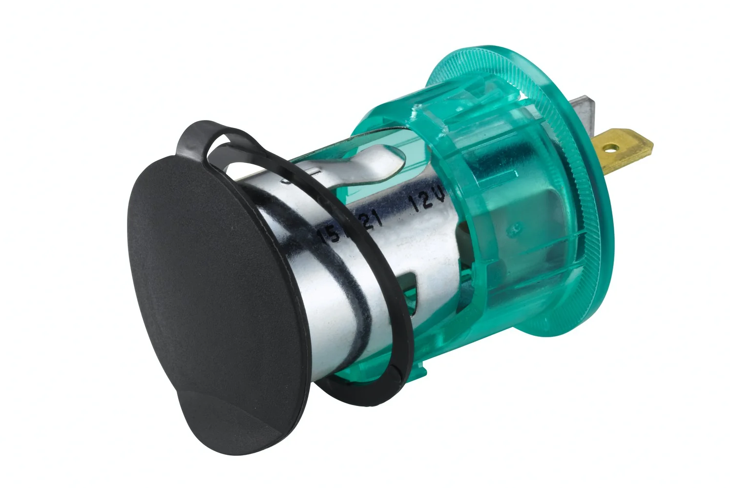 HELLA - 8JB 008 023-001 - Steckdose, 12V, 2-polig, Einbau, Stecker: Flachstecker