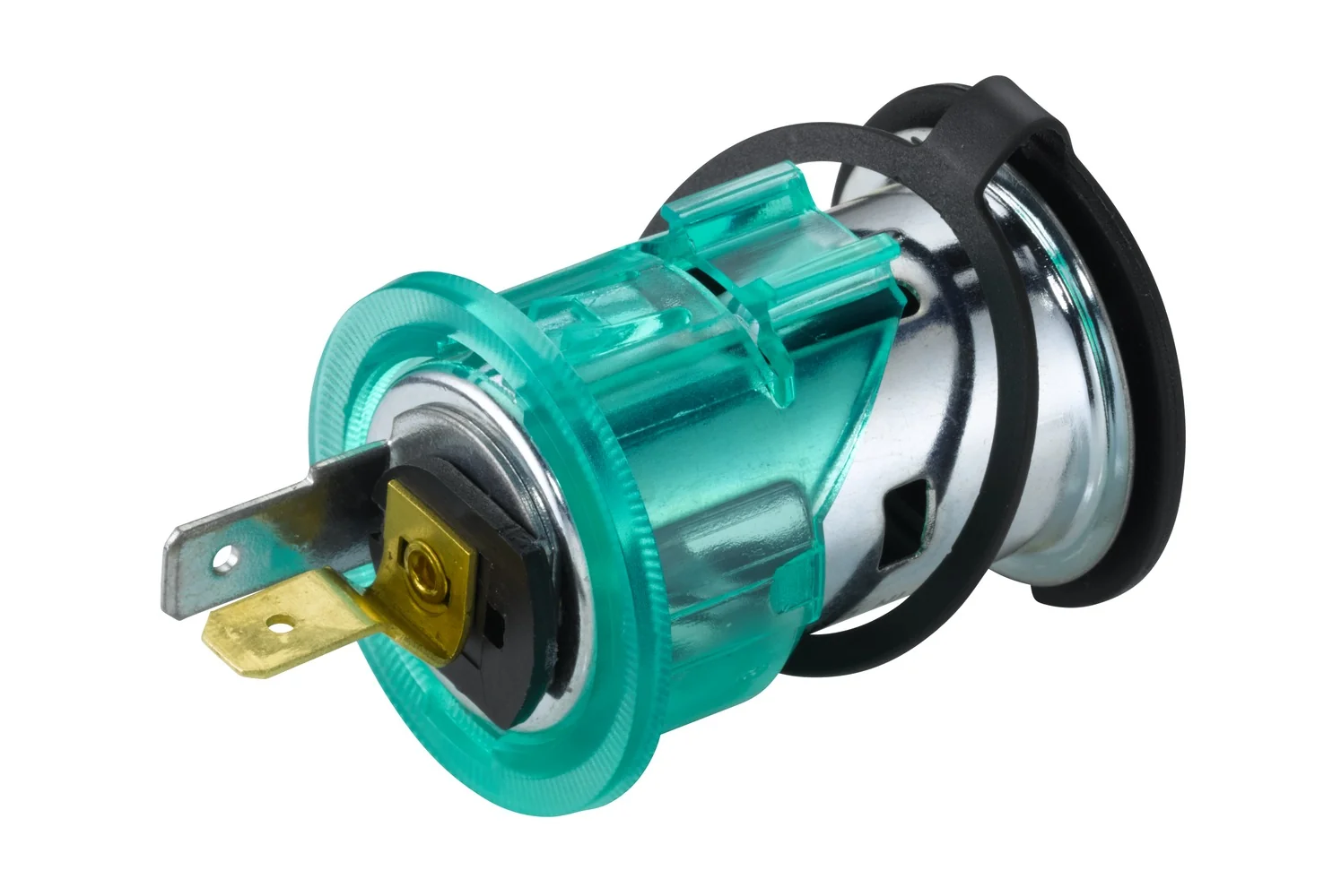 HELLA - 8JB 008 023-001 - Steckdose, 12V, 2-polig, Einbau, Stecker: Flachstecker