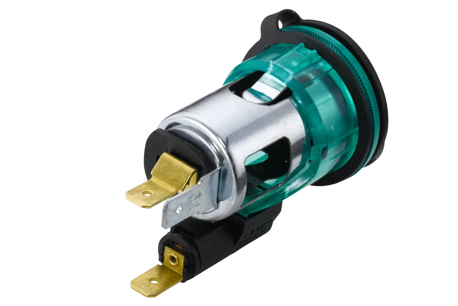 HELLA - 8JB 008 023-011 - Steckdose, 12V, 2-polig, Einbau, Stecker: Flachstecker