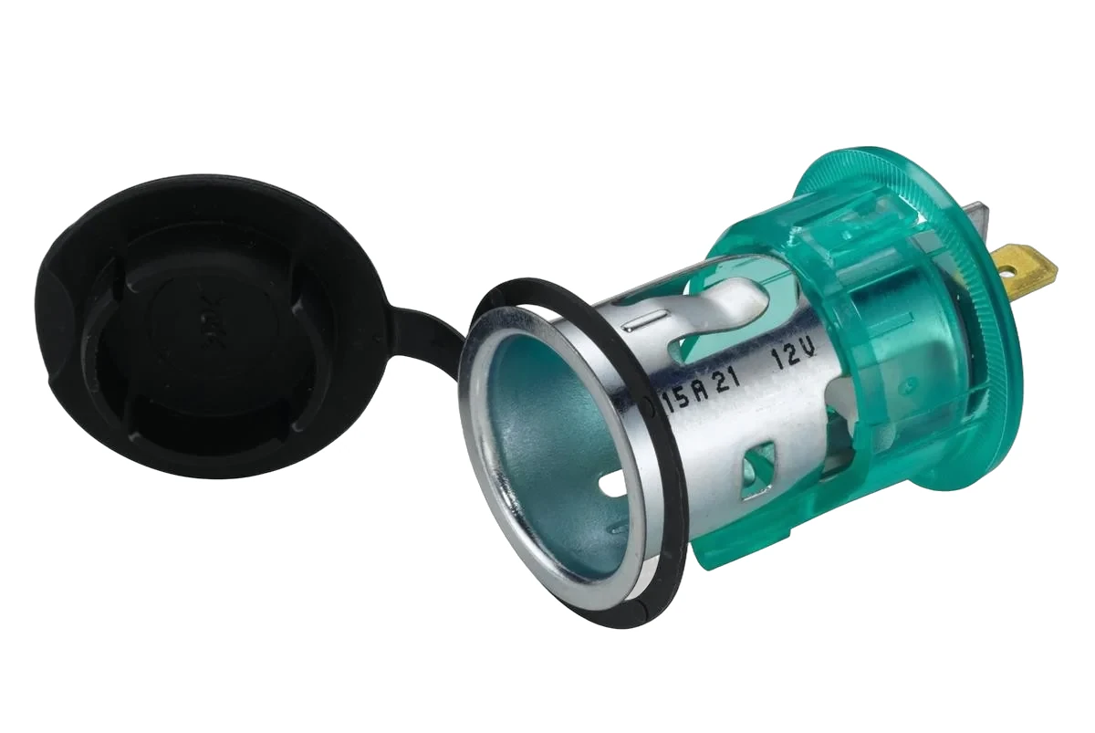 HELLA - 8JB 008 023-051 - Steckdose, 12/24V, geschraubt, Stecker: Flachstecker