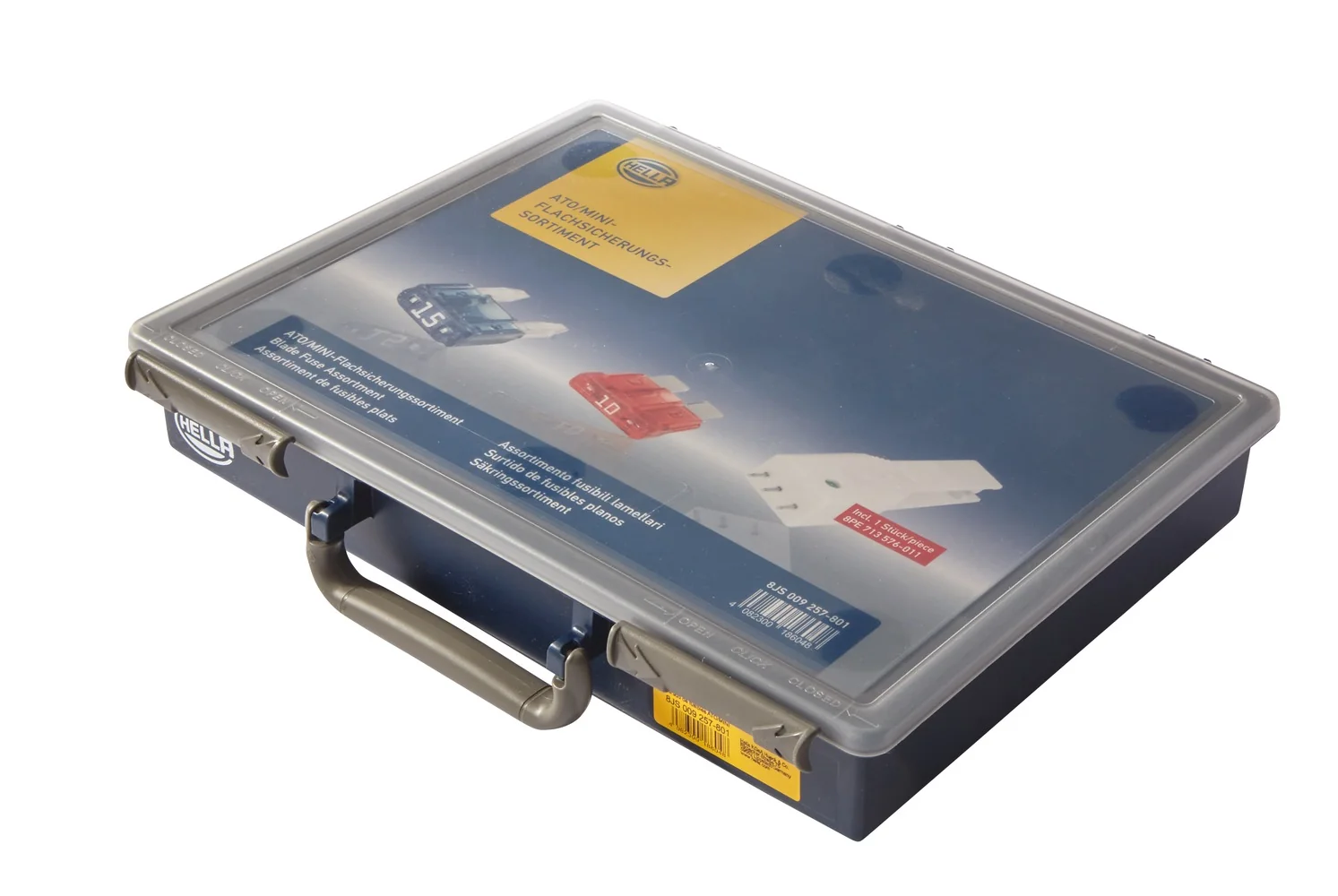 HELLA - 8JS 009 257-801 - Sicherungssatz, ATO-Sicherung/für Mini-Flachstecksicherung, Menge: 475
