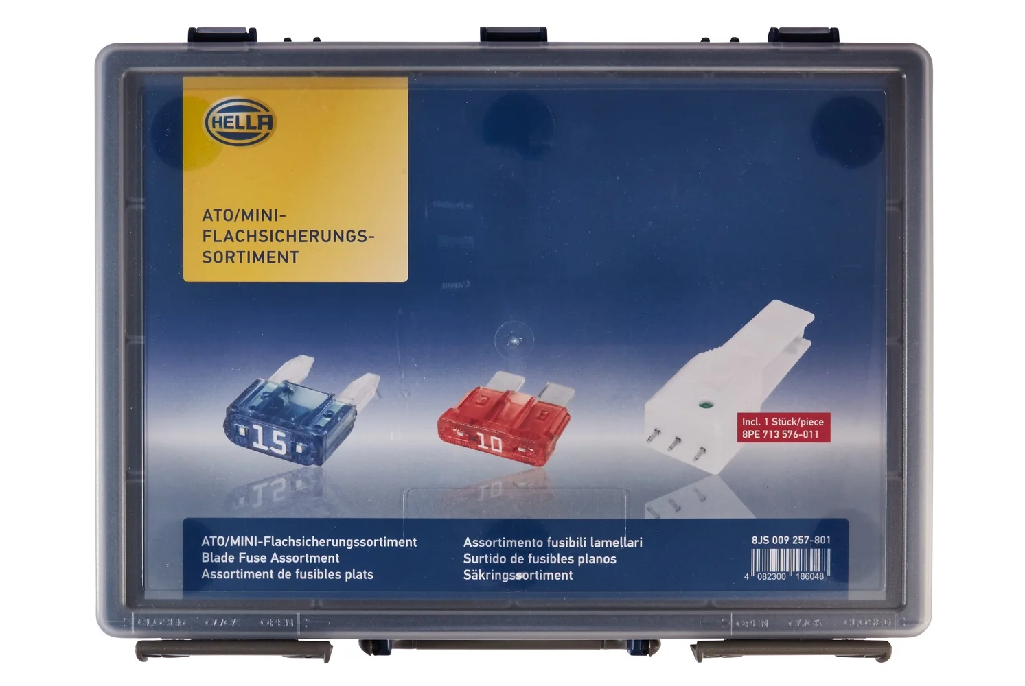 HELLA - 8JS 009 257-801 - Sicherungssatz, ATO-Sicherung/für Mini-Flachstecksicherung, Menge: 475