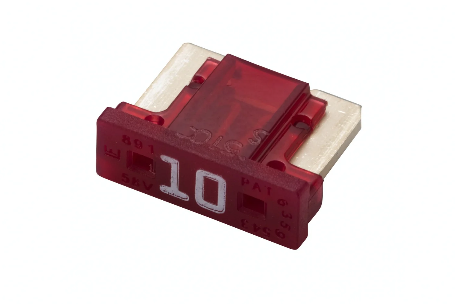 HELLA - 8JS 728 596-312 - Sicherung, niedrige Mini-Flachstecksicherung, 10A, rot