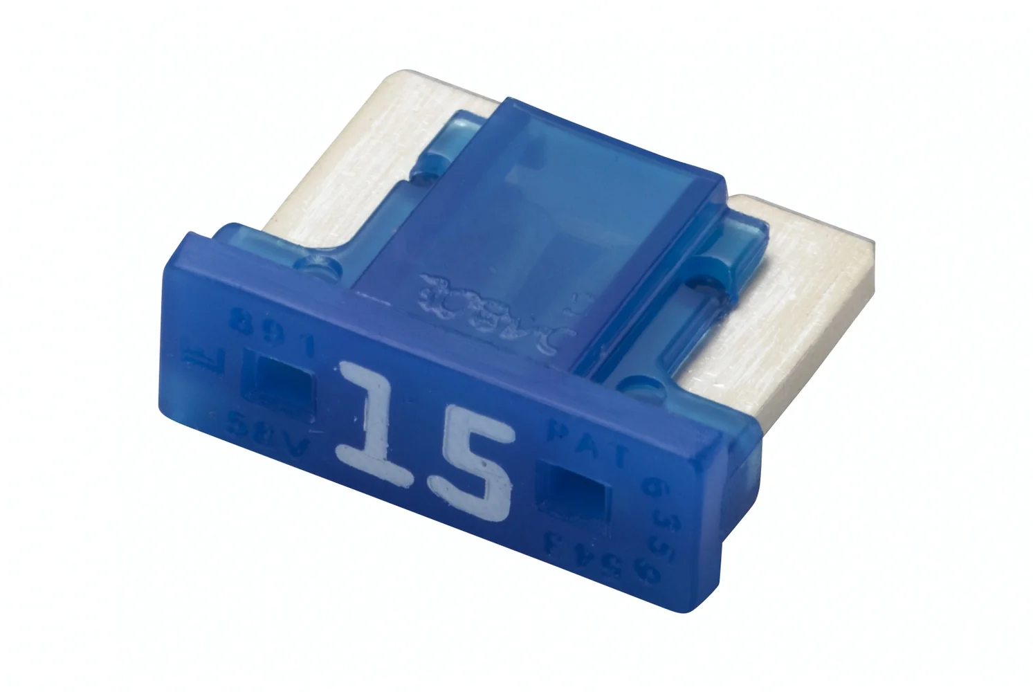 HELLA - 8JS 728 596-322 - Sicherung, niedrige Mini-Flachstecksicherung, 15A, blau