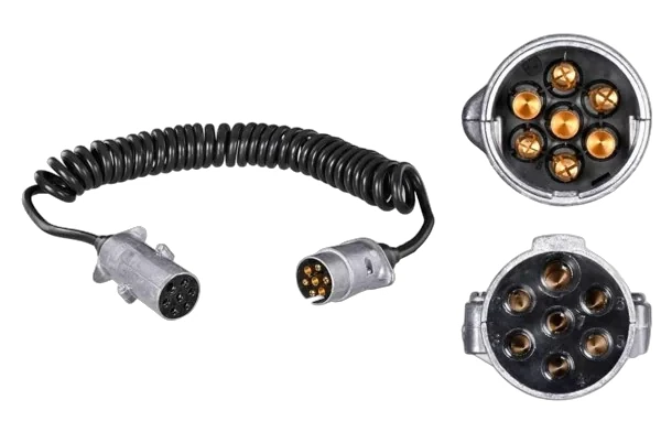 HELLA - 8KA 007 648-061 - Elektrowendel, 7-polig, 12/24V, Metall/PU (Polyurethan), Menge: 1