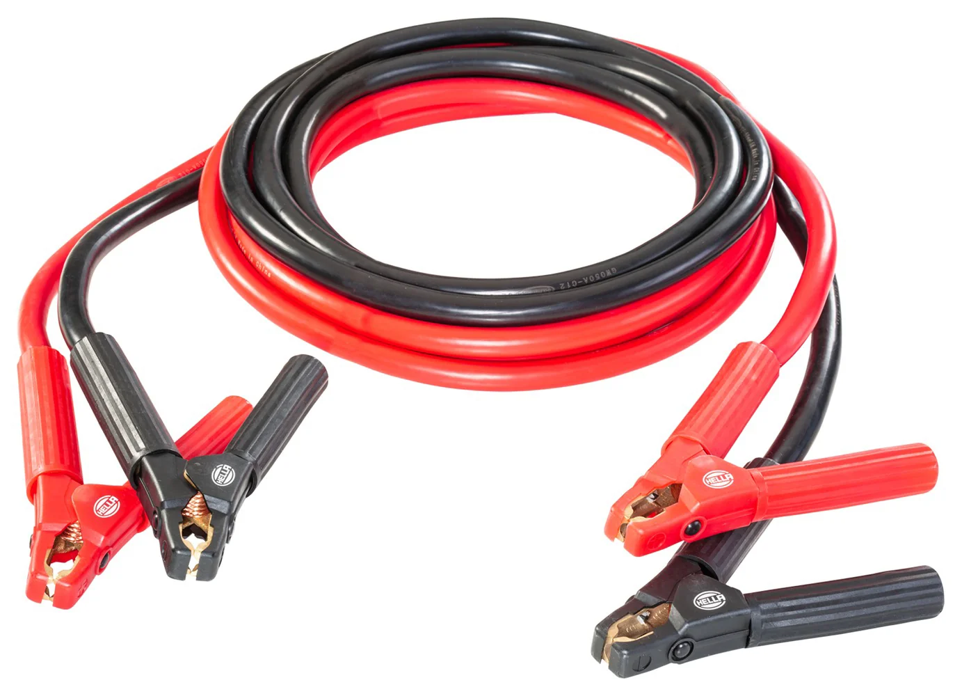 HELLA - 8KS 236 693-001 - Starthilfekabel, 12/24V, 750A, 5m, ohne Überspannungsschutz/mit Aufbewahrung