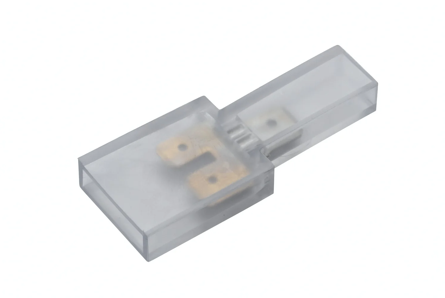 HELLA - 8KV 002 135-821 - Leitungsverbinder, 3-polig, transparent, 6.35mm², Länge: 54mm, Messing, Me