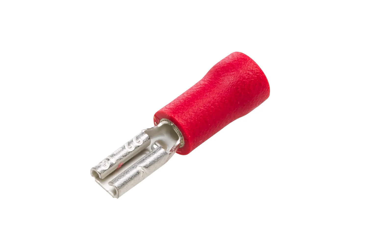 HELLA - 8KW 705 393-812 - Leitungsverbinder, rot, 0.5mm², 1.0mm², Länge: 18.7mm, Messing, Menge: 10