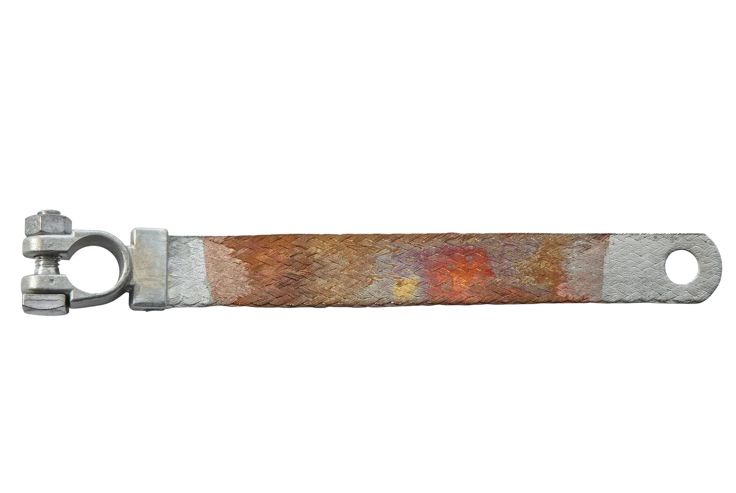 HELLA - 8KX 091 391-001 - Masseband, für Minuspol, 80A, Batteriepol-Ø: 15.9mm, Länge: 180mm, 21.2mm²