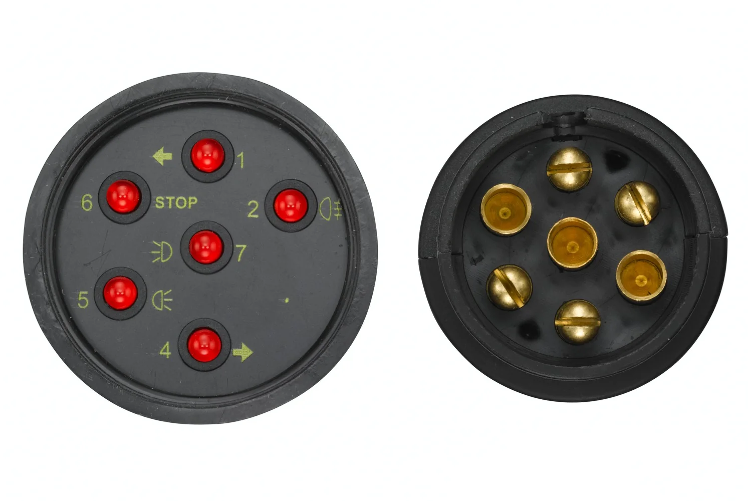HELLA - 8PD 004 509-001 - Prüfgerät, Anhängersteckdose, 12V, 7-polig
