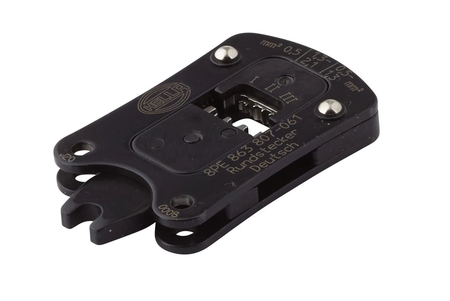 HELLA - 8PE 863 807-061 - Crimpzangeneinsatz, Metall, schwarz
