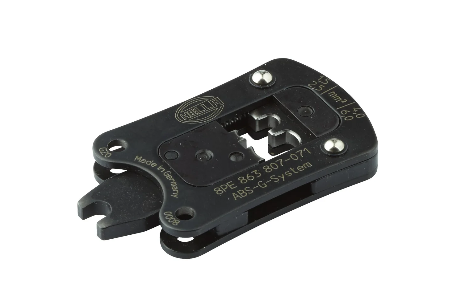 HELLA - 8PE 863 807-071 - Crimpzangeneinsatz, Metall, schwarz