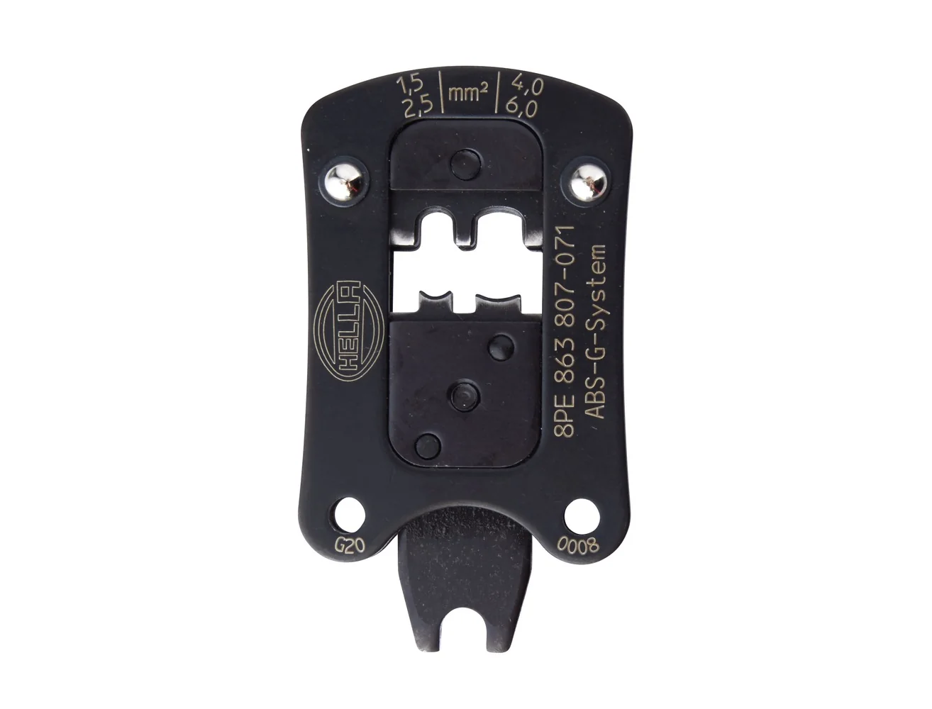 HELLA - 8PE 863 807-071 - Crimpzangeneinsatz, Metall, schwarz
