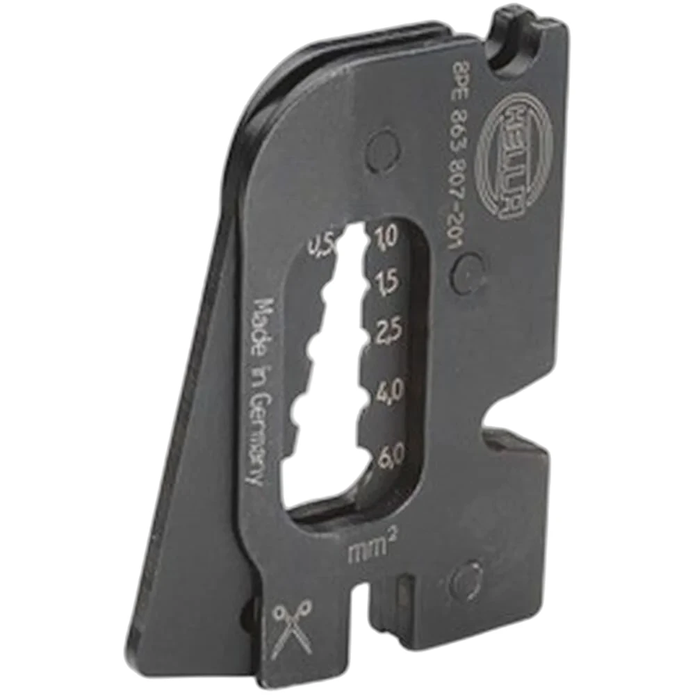 HELLA - 8PE 863 807-201 - Crimpzangeneinsatz, Metall, schwarz