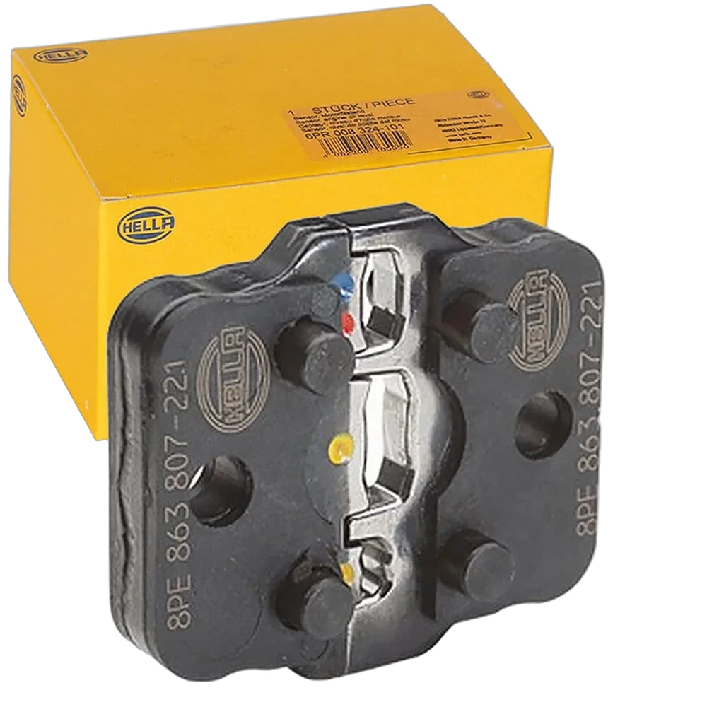 HELLA - 8PE 863 807-221 - Crimpzangeneinsatz, Metall, schwarz, Ø von: 0.35mm, Ø bis: 6.0mm
