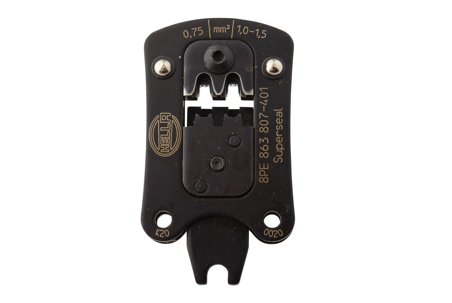 HELLA - 8PE 863 807-401 - Crimpzangeneinsatz, Metall, schwarz