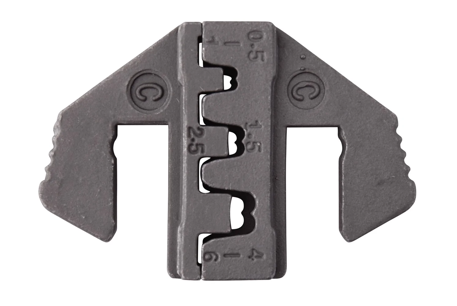 HELLA - 8PE 863 807-431 - Crimpzangeneinsatz, Metall, grau, Ø von: 0.5mm, Ø bis: 6.0mm