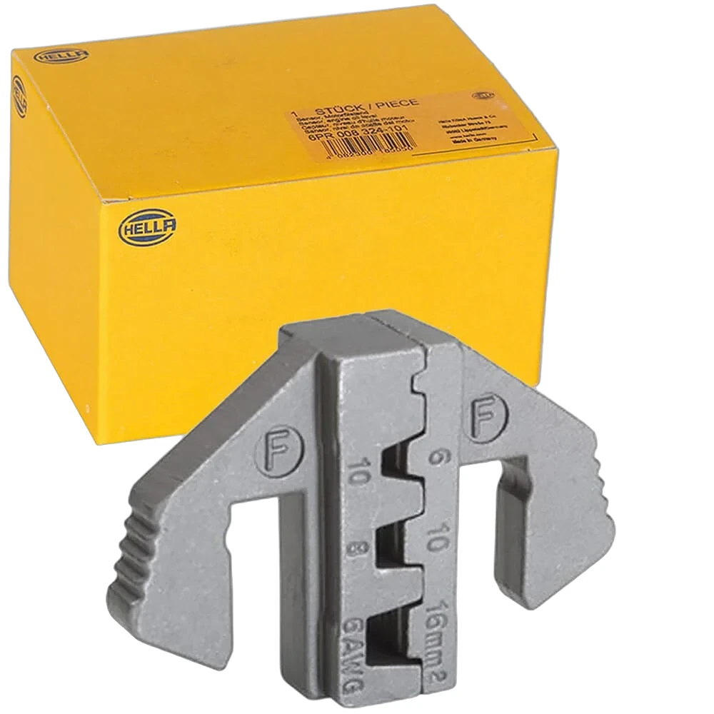 HELLA - 8PE 863 807-451 - Crimpzangeneinsatz, Metall, grau, Ø von: 6.0mm, Ø bis: 16.0mm