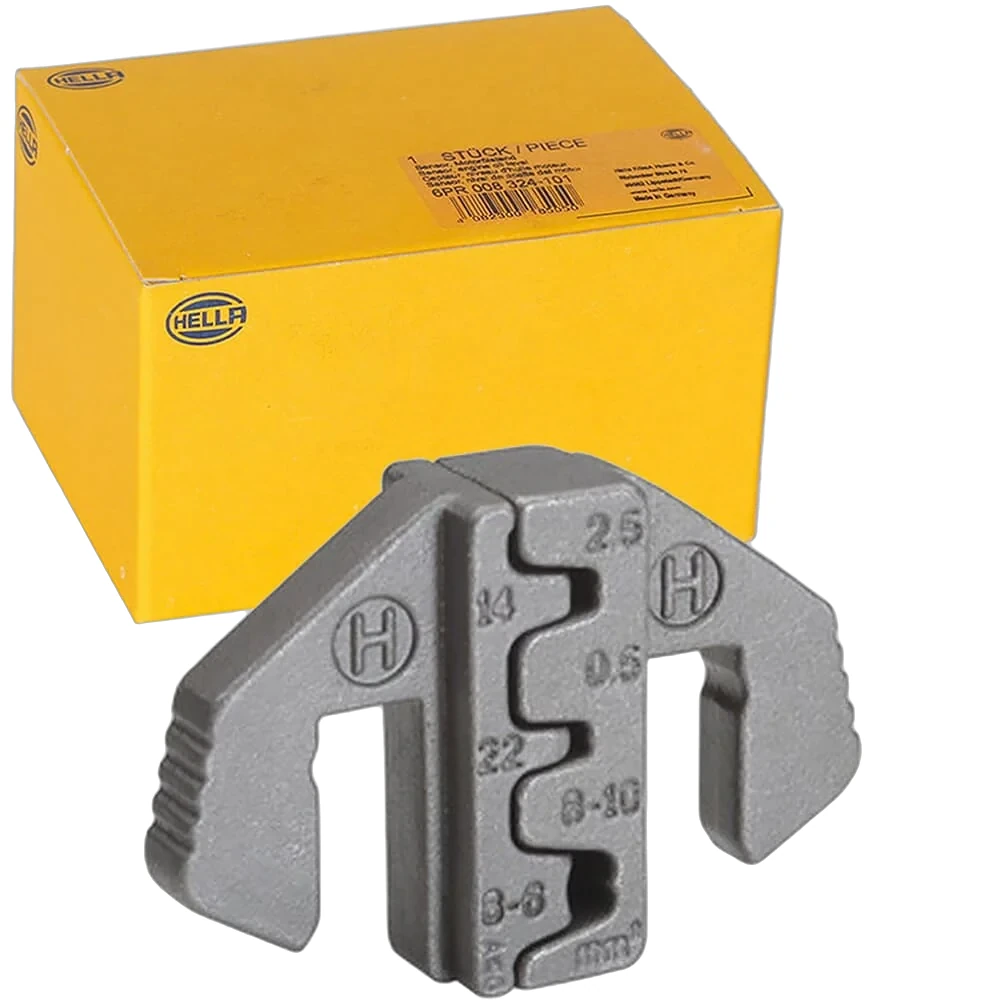 HELLA - 8PE 863 807-461 - Crimpzangeneinsatz, Metall, grau, Ø von: 0.5mm, Ø bis: 10.0mm