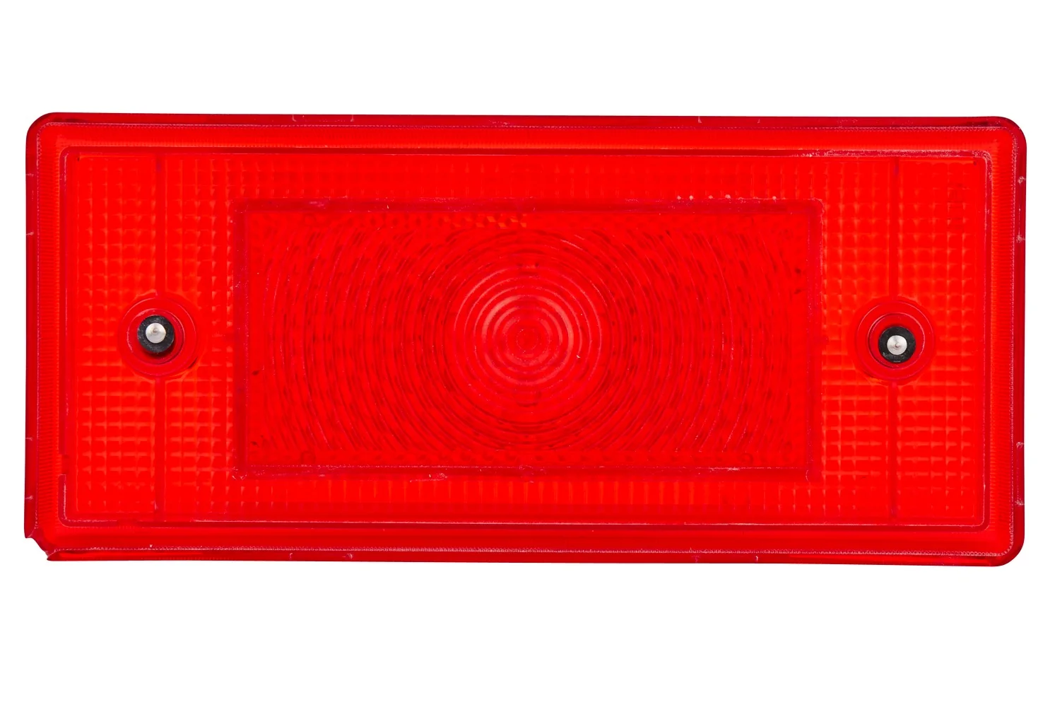 HELLA - 8RA 003 734-101 - Rückstrahler, Lichtscheibenfarbe: rot, rechteckig, Schraubanschluss/Anbau