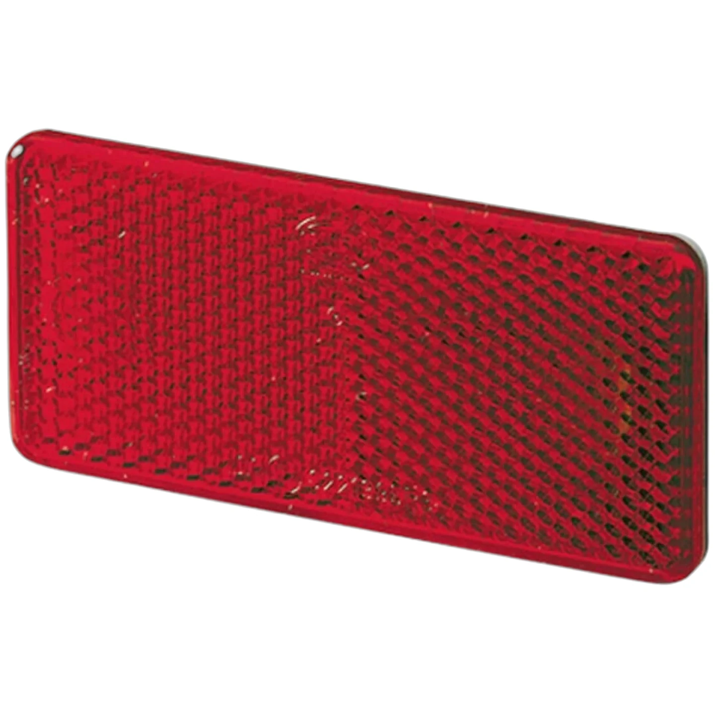 HELLA - 8RA 013 347-061 - Rückstrahler, Shapeline Style, Lichtscheibenfarbe: rot, rechteckig, geklebt/