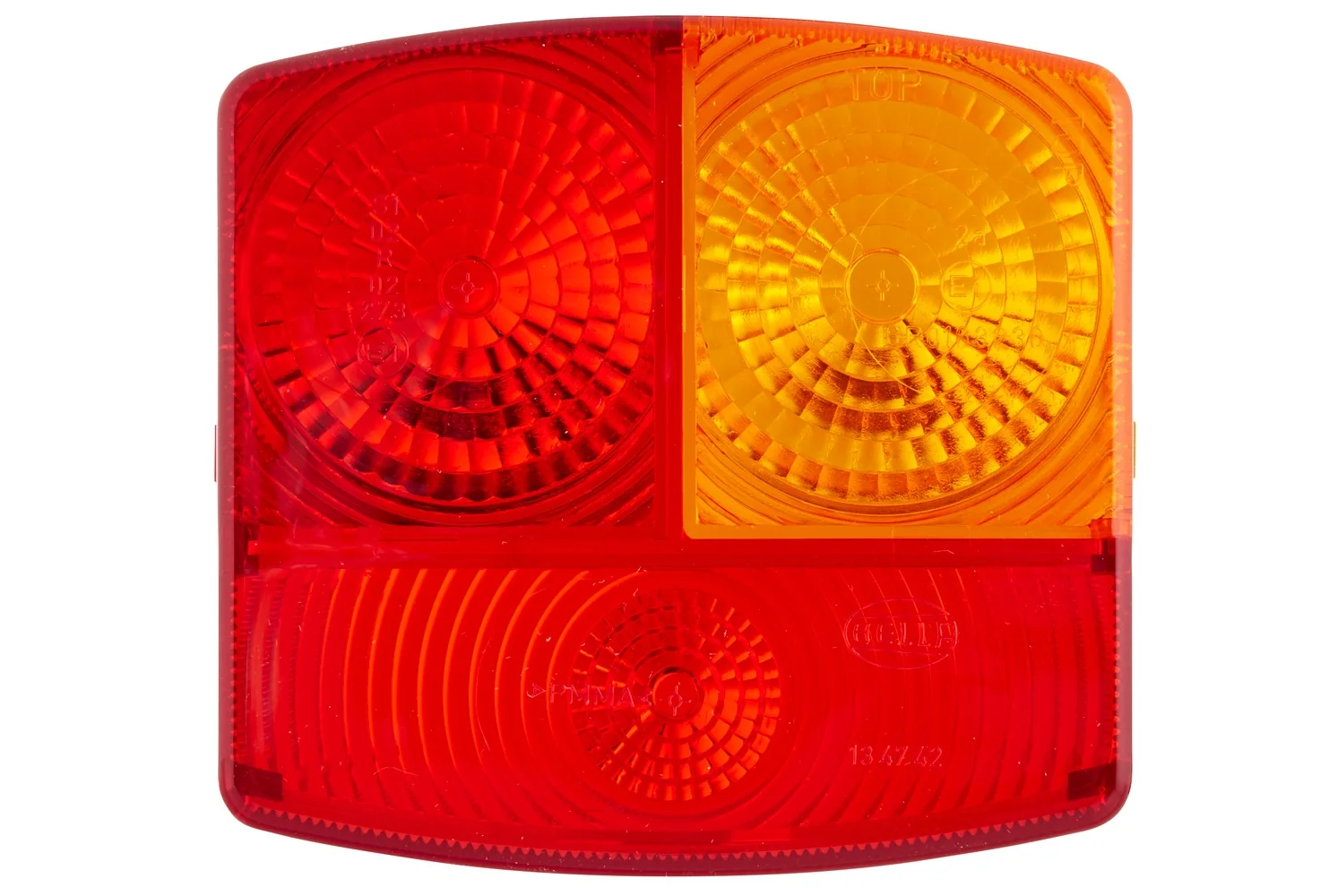 HELLA - 9EL 137 308-001 - Lichtscheibe, Heckleuchte, Halogen, rechts, für u.a. DEUTZ-FAHR