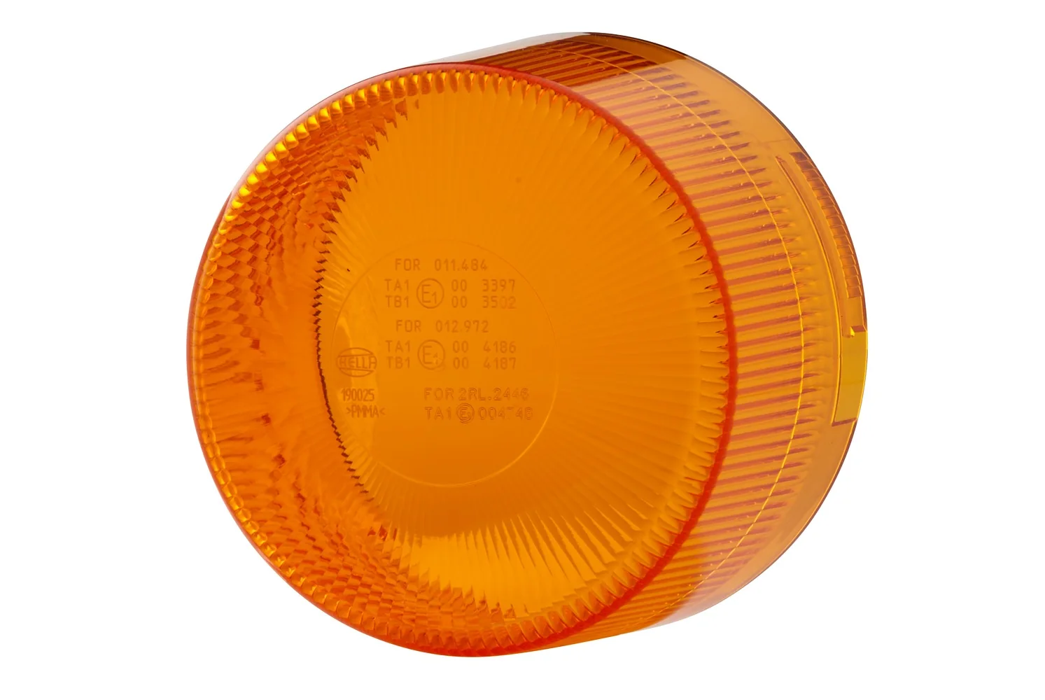 HELLA - 9EL 190 025-001 - Lichtscheibe, Rundumkennleuchte, KL 7000, gelb (amber)