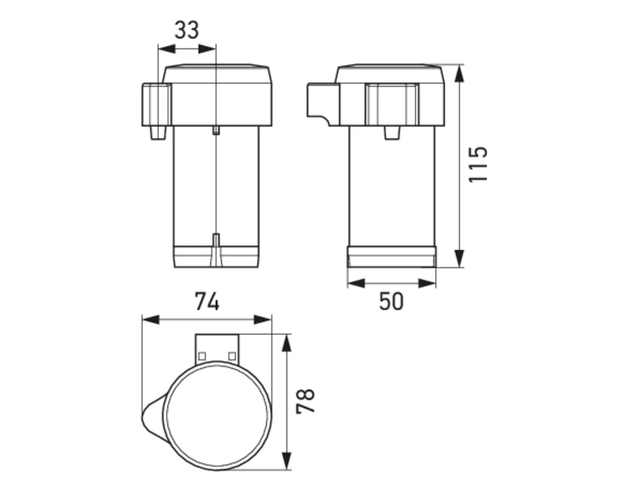 HELLA - 9MN 715 991-061 - Kompressor, Druckluftanlage, 24V