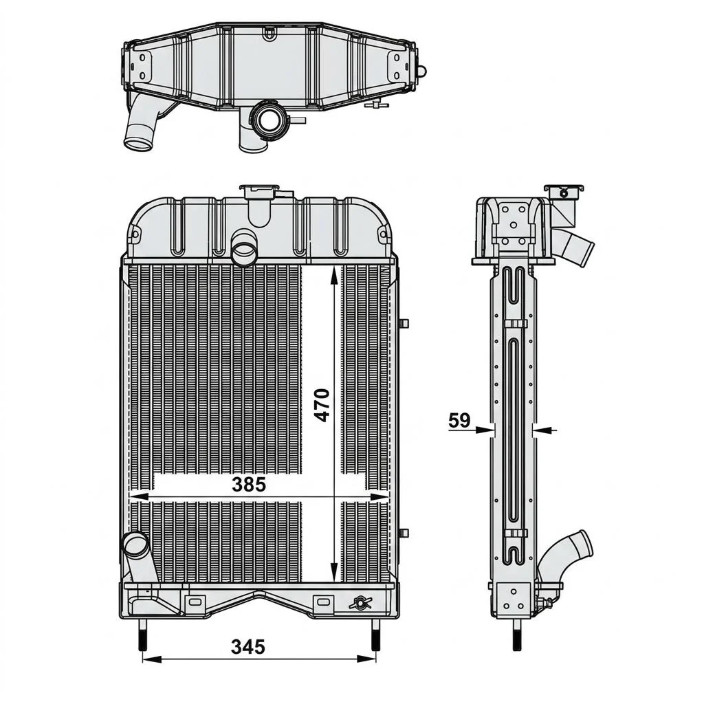 Nrf - 52145 - Kühler Motorkühlung