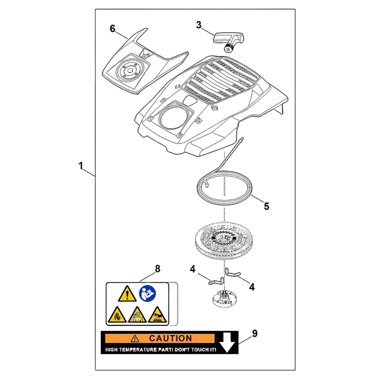 Stihl - 0000-080-0402 - Abdeckung