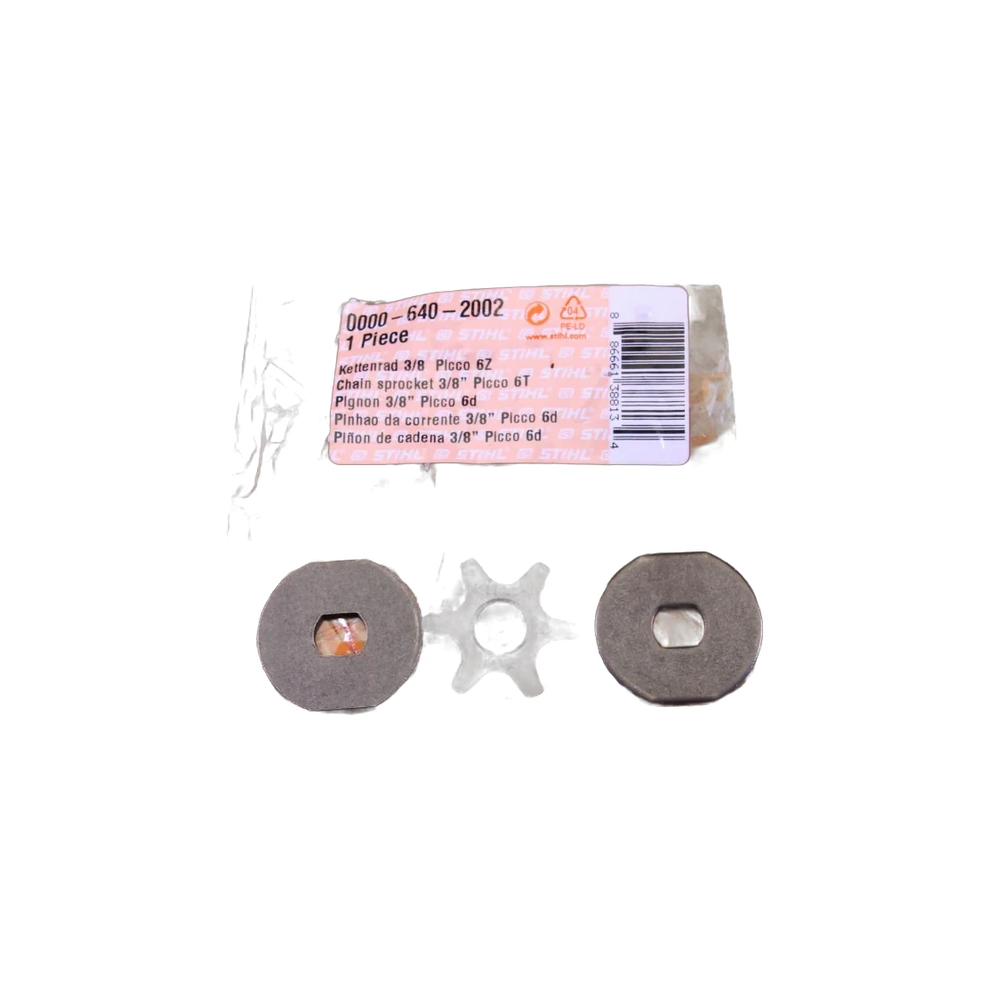 Stihl - 0000-640-2002 - Kettenritzel 3/8 Zoll P 6 Z