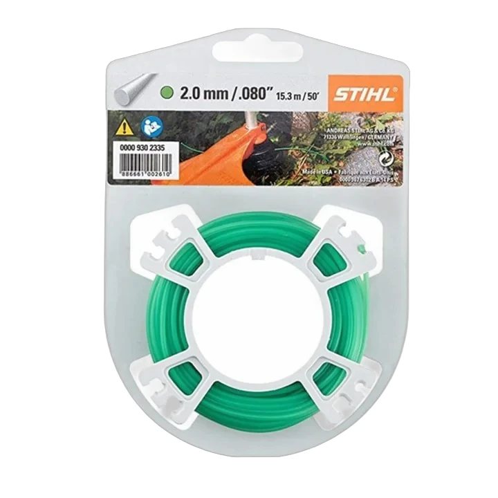Stihl - 0000-930-2335 - Runde Linie Durchmesser 2,0 mm x 14,0 m Grün