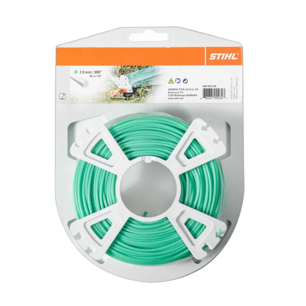 Stihl - 0000-930-2336 - Runde Linie Durchmesser 2,0 mm x 60,0 m Grün