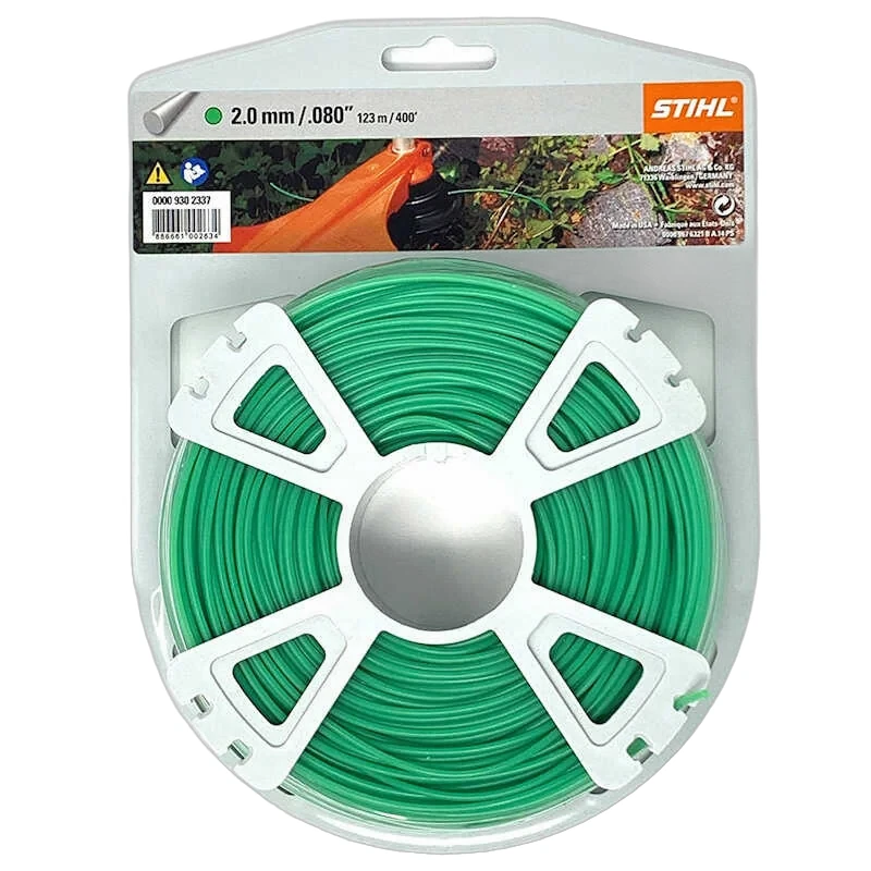 Stihl - 0000-930-2337 - Runde Linie Durchmesser 2,0 mm x 119,0 m Grün