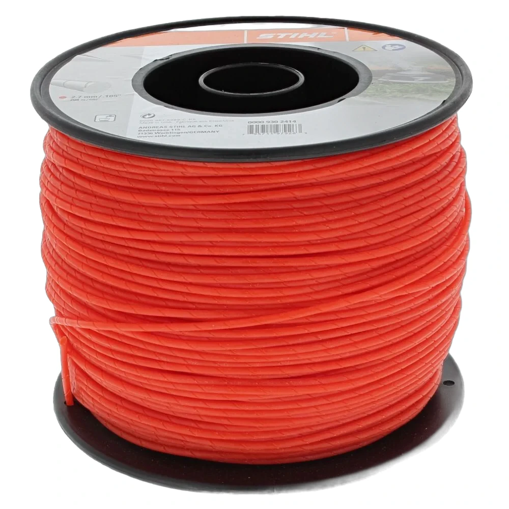 Stihl - 0000-930-2414 - Leise Runde Schnur Durchmesser 2,7 mm x 208,0 m
