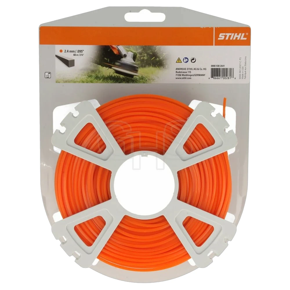 Stihl - 0000-930-2641 - Eckige Linie Durchmesser 2,4 mm x 83,0 m