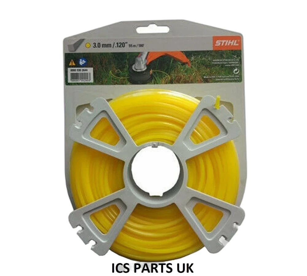 Stihl - 0000-930-2644 - Eckige Linie Durchmesser 3,0 mm x 53,0 m Gelb
