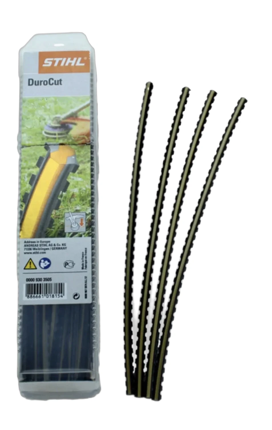 Stihl - 0000-930-3503 - Rillenfaden Durchmesser 2,0 mm x 0,195 m Braun
