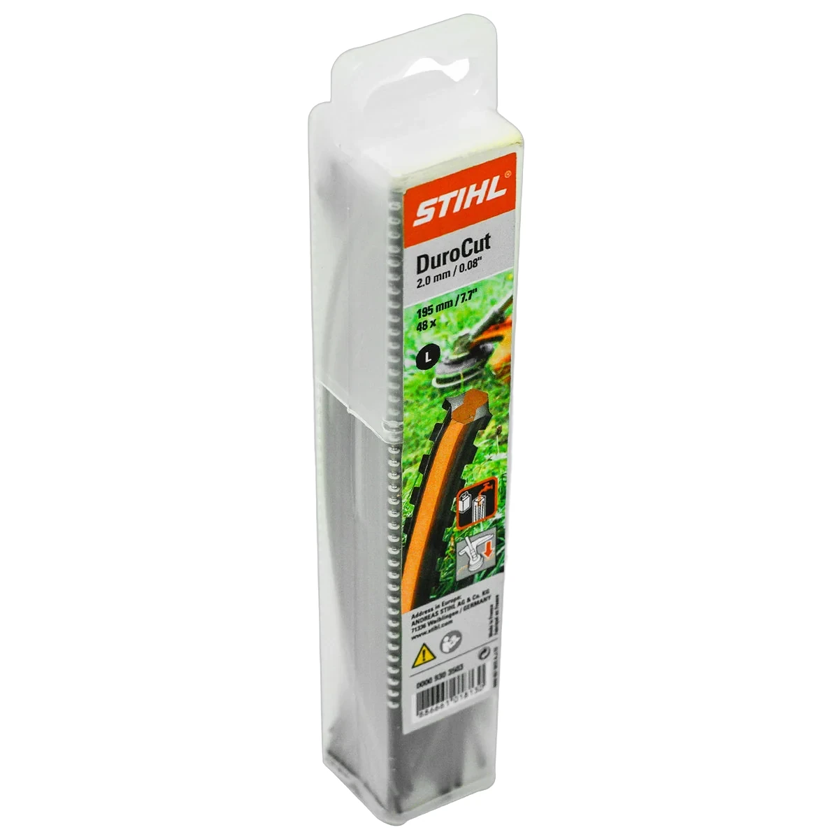 Stihl - 0000-930-3503 - Rillenfaden Durchmesser 2,0 mm x 0,195 m Braun