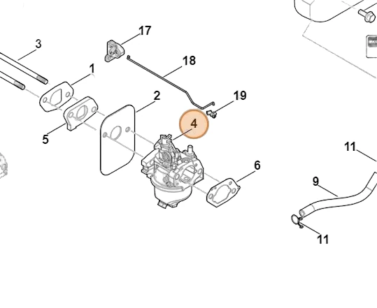Stihl - 0004-120-0606 - Vergaser